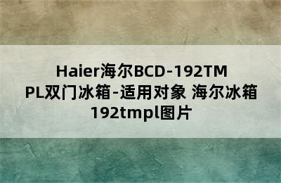 Haier海尔BCD-192TMPL双门冰箱-适用对象 海尔冰箱192tmpl图片